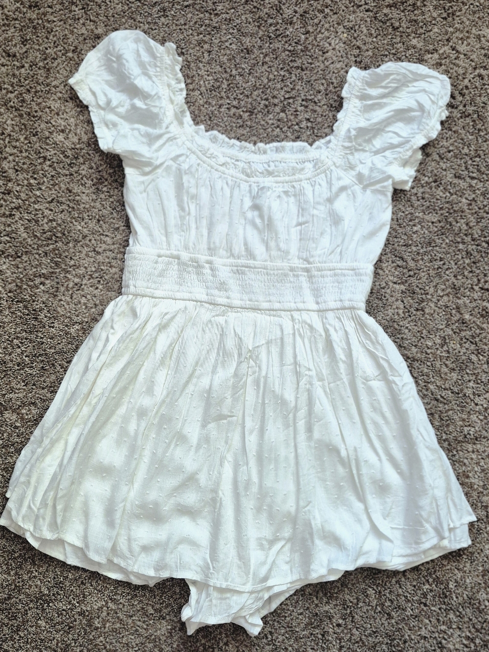 Hollister Co Romper Dress White Size Large L summer vacation look